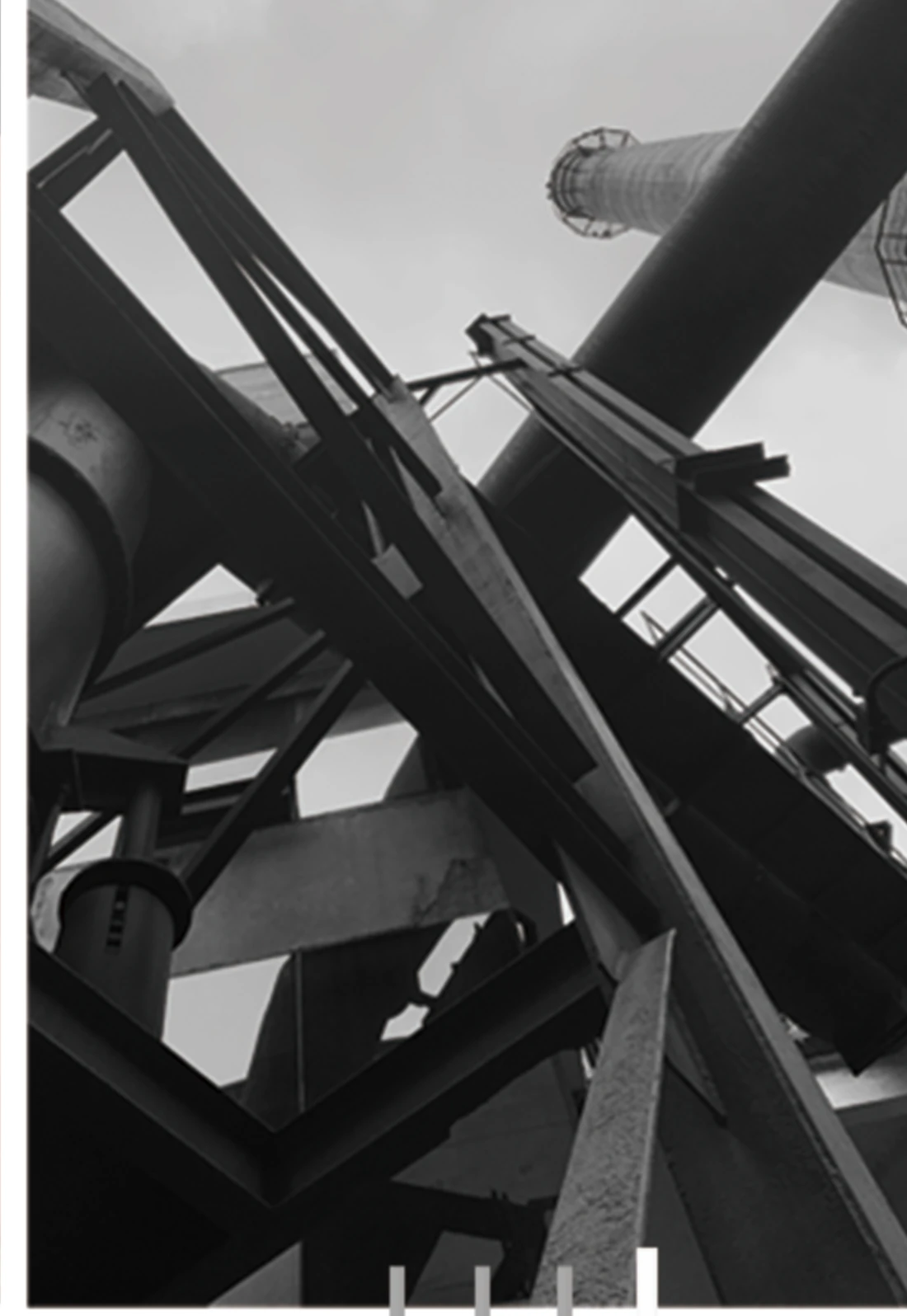Black and white structural detail